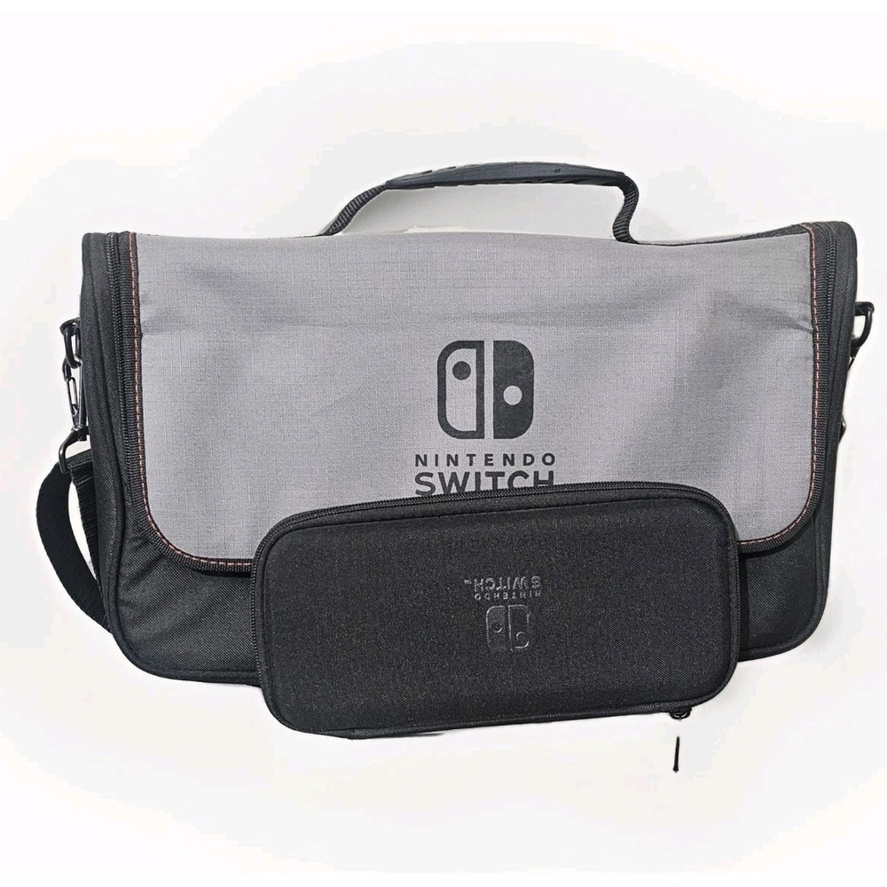 Nintendo Switch PowerA Messenger Travel Bag w/Strap And Console Case